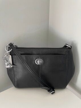 Coach  Y2K Turn Lock Park Crossbody Bag With Charm